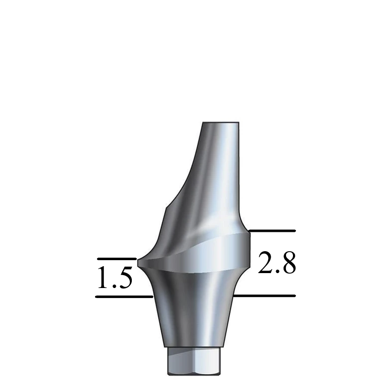 Astra® Lilac 4.5/5.0mm Esthetic Abutment 15° Angle, Posterior