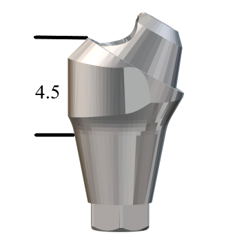 Astra®-compatible Lilac 4.5/5.0mm 30° Multi-Unit Abutment X 4.5mm
