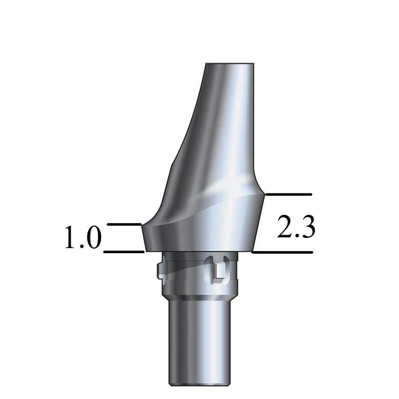 CAMLOG® Screw-Line-compatible 4.3mm Esthetic Abutment 15° Angle, Posterior