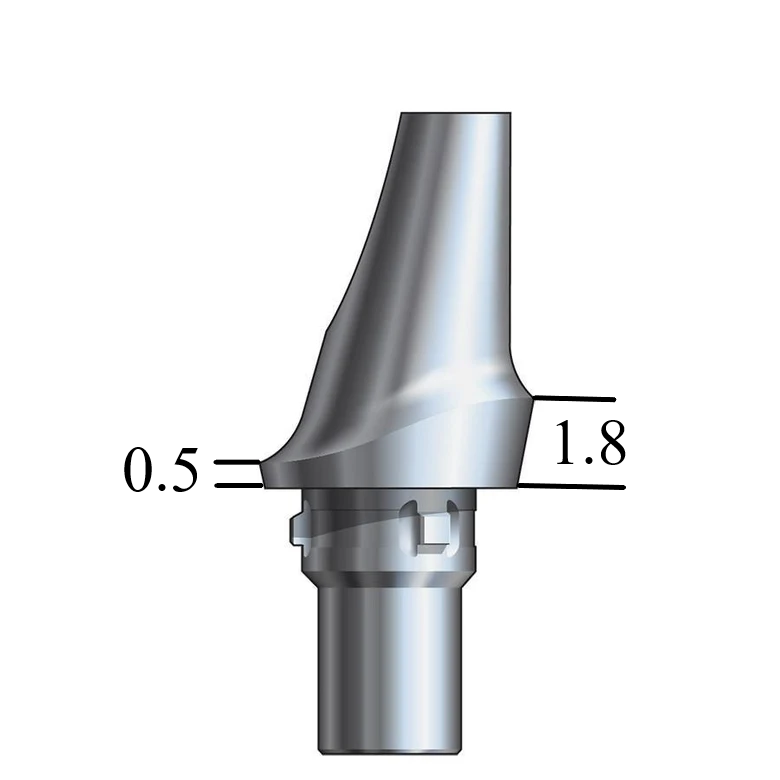 CAMLOG® Screw-Line-compatible 5.0mm Esthetic Abutment 15° Angle, Posterior