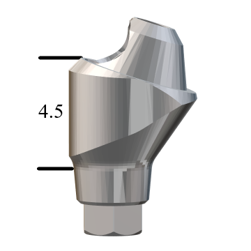 MegaGen AnyRidge®-compatible 17° Multi-Unit Abutment X 4.5mm