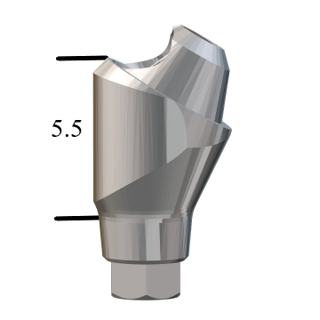MegaGen AnyRidge®-compatible 30° Multi-Unit Abutment X 5.5mm